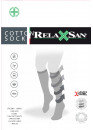RELAXSAN Компрессионные ГОЛЬФЫ К1 1 класса COTTON SOCKS X-Static для мужчин с хлопком и серебряной нитью RELAXSAN 830 (18-22 mmHg) Релаксан 830